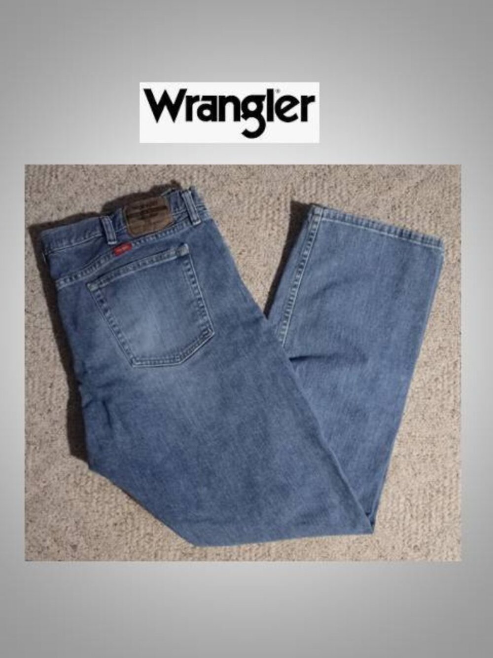 Wrangler Jeans Men's size  38 32 Regular Fit Faded
